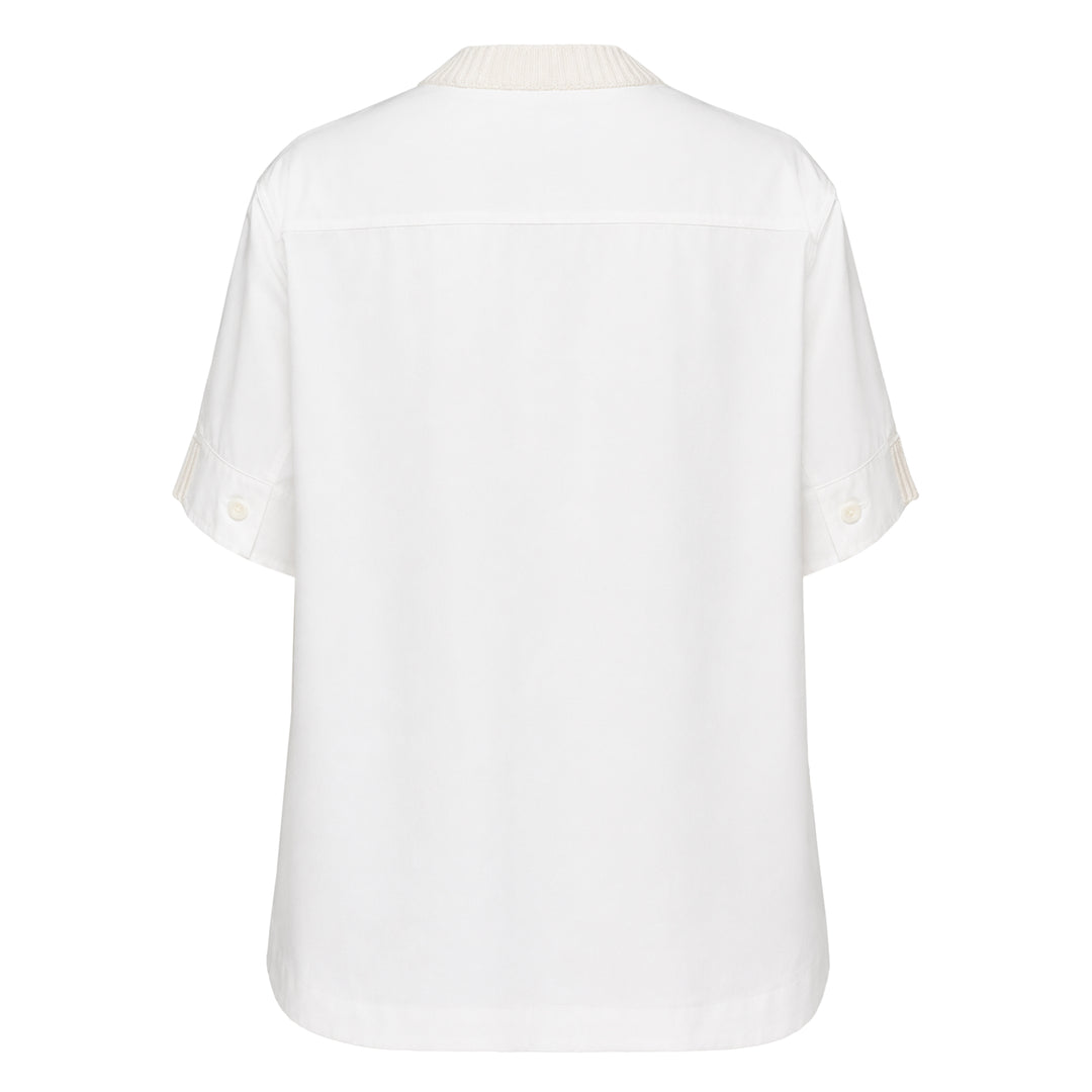 Cotton Weather Short Sleeve Knit Top