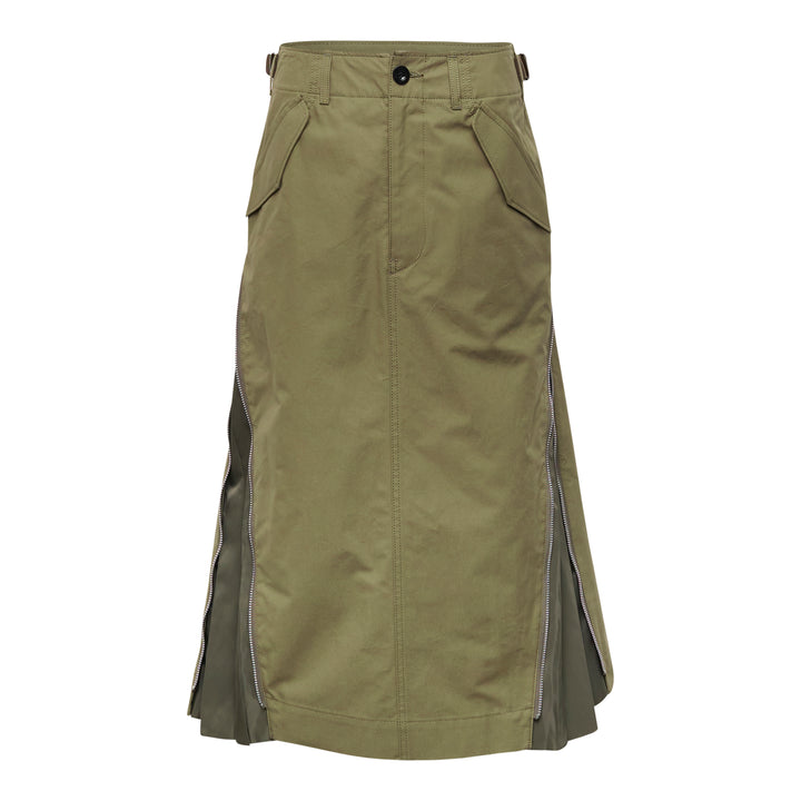 Cotton Weather Midi Skirt