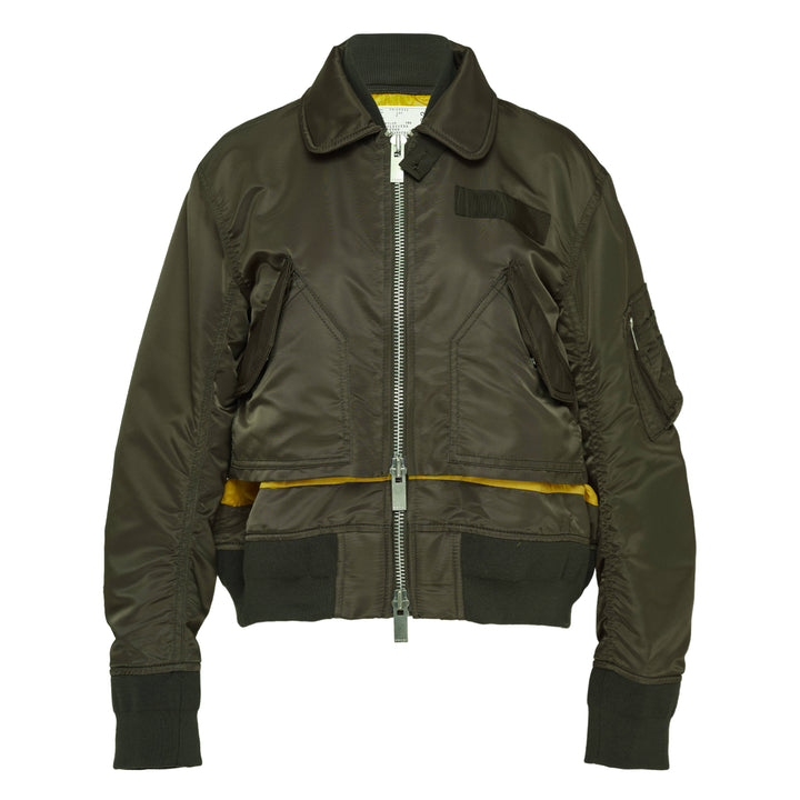 Nylon Twill Bomber Blouson