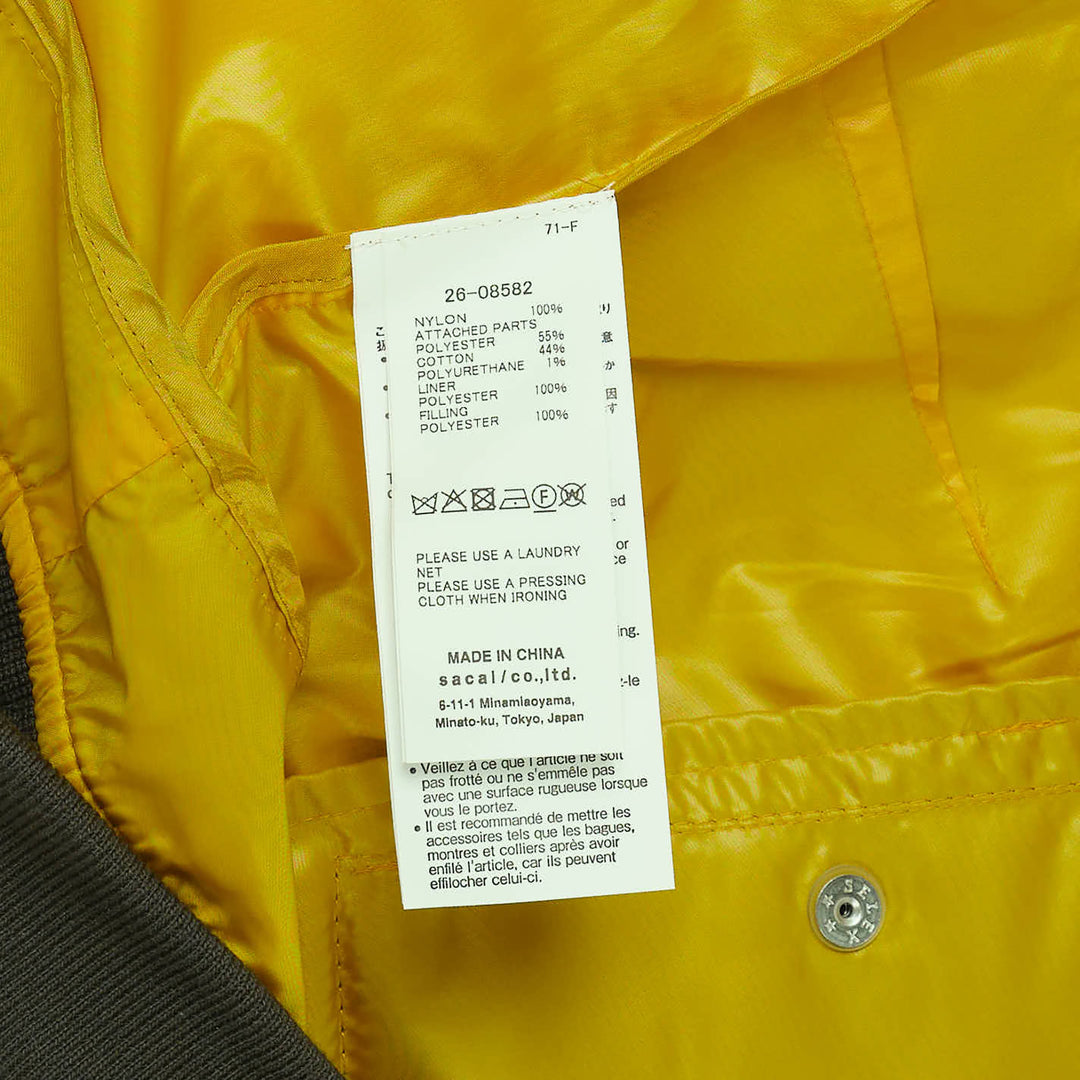 Nylon Twill Bomber Blouson
