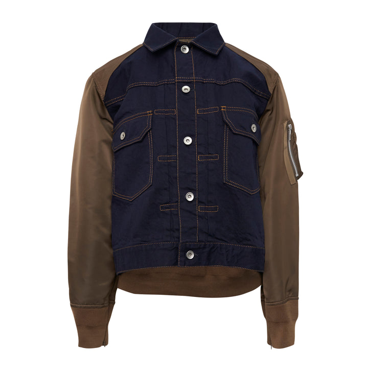 Denim Bomber Blouson