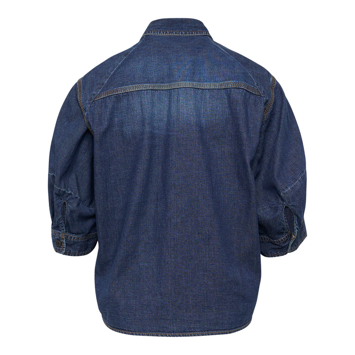 Cropped Denim Shirt