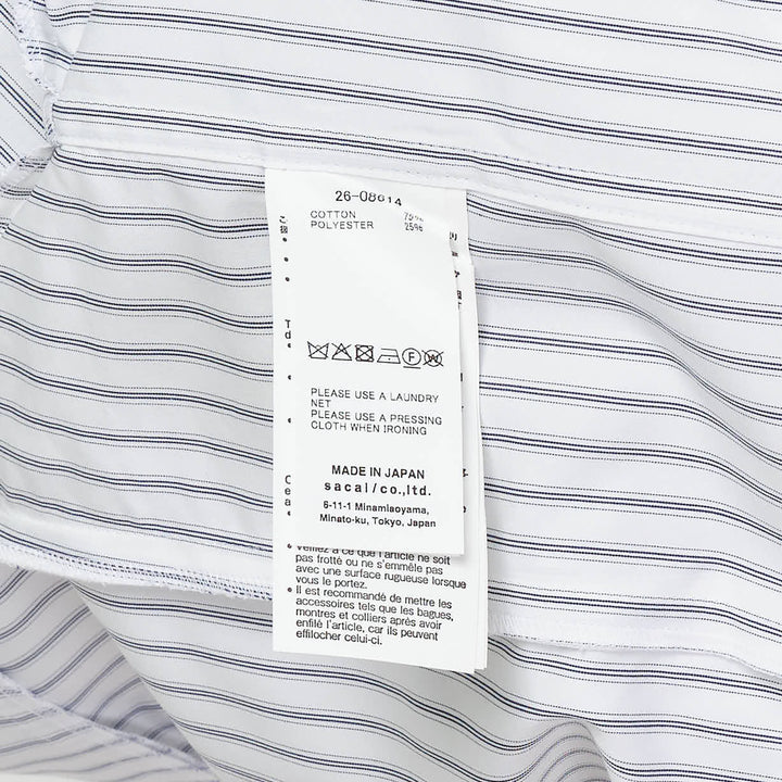 Striped Cropped Poplin Shirt