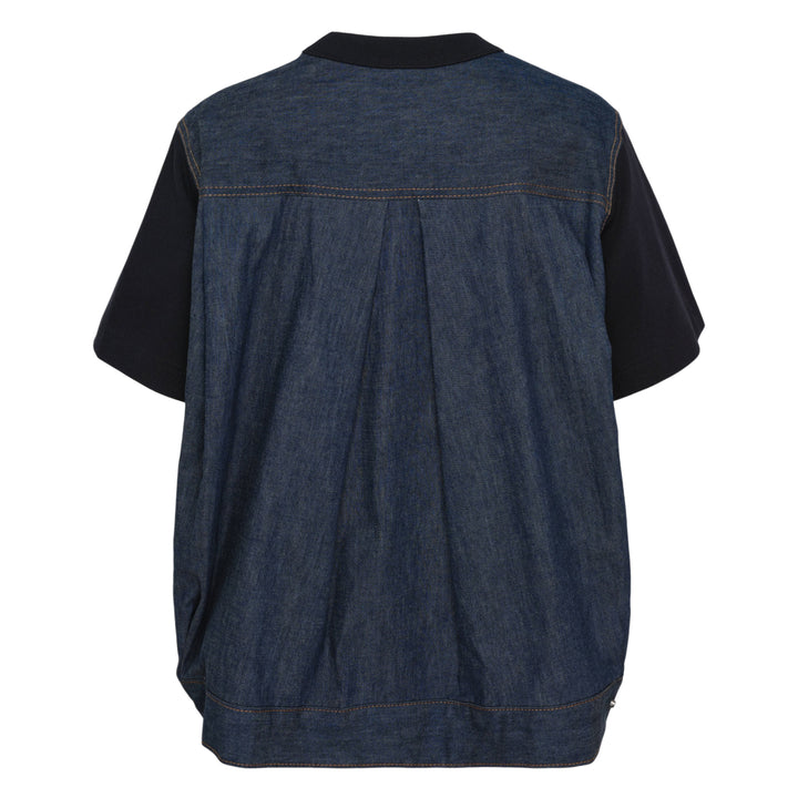 Denim x Cotton Jersey T-Shirt