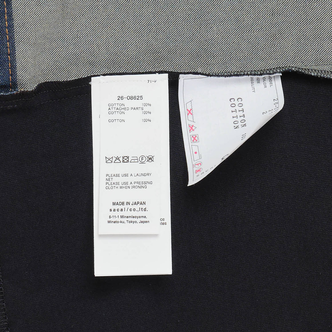 Denim x Cotton Jersey T-Shirt
