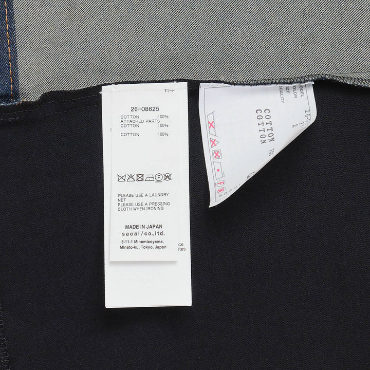 Denim x Cotton Jersey T-Shirt
