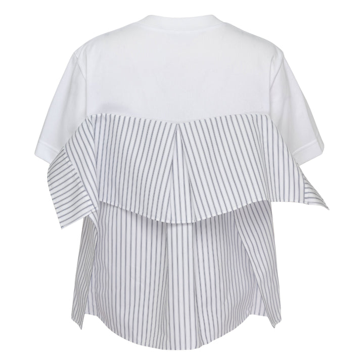 Poplin Cotton Jersey T-Shirt