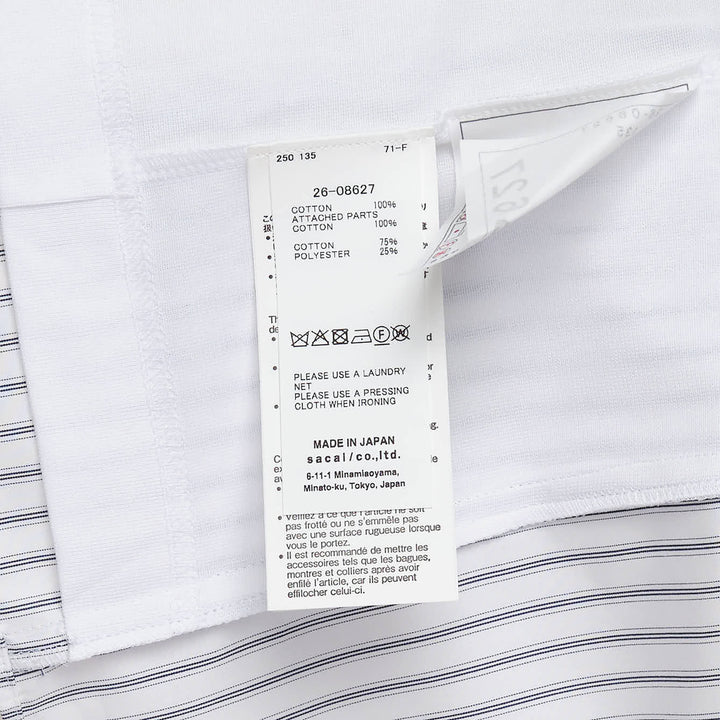 Poplin Cotton Jersey T-Shirt