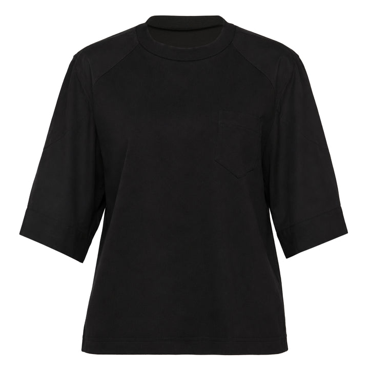 Poplin Cotton Jersey Tee