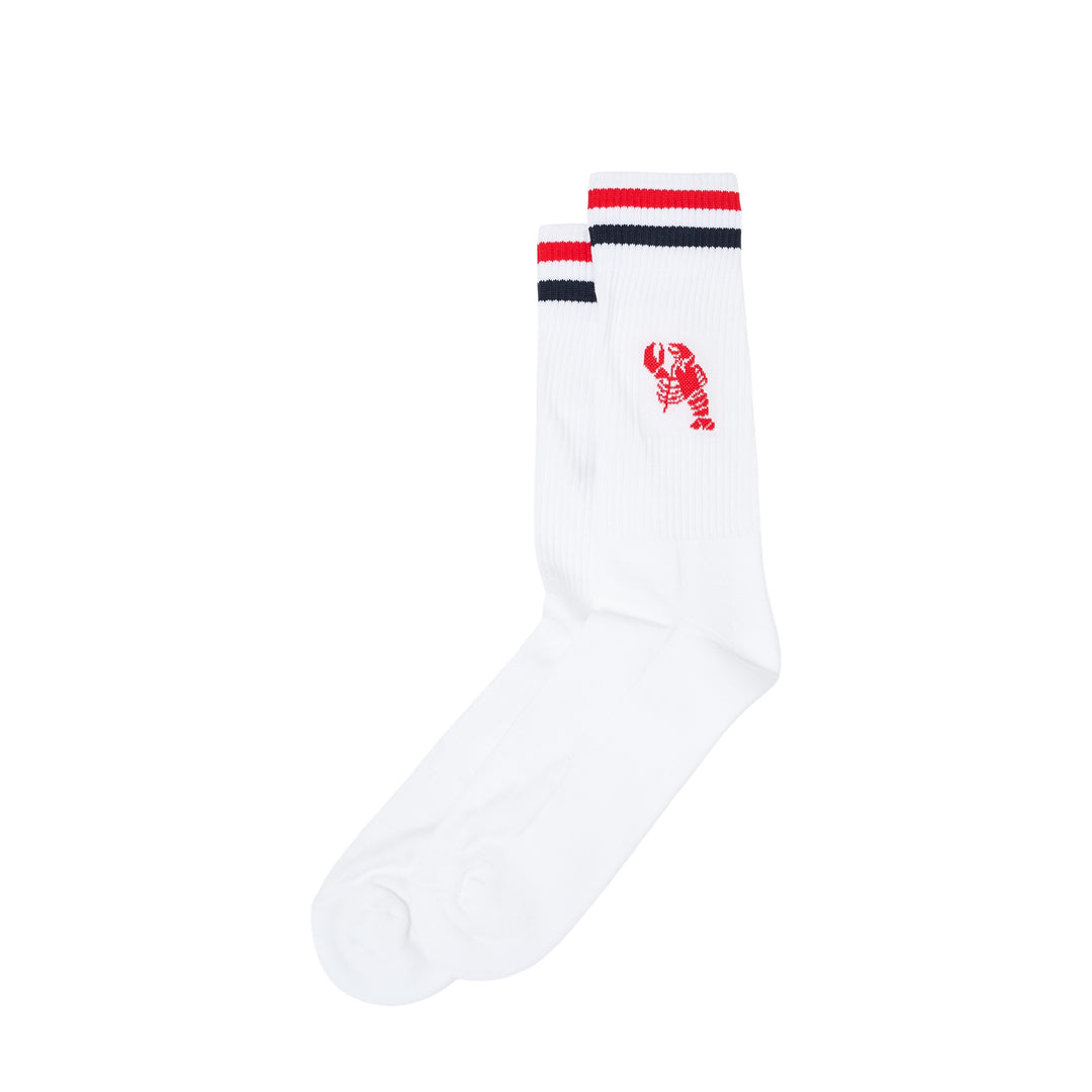 Seasonal Artwork Sailboat Mid Socks