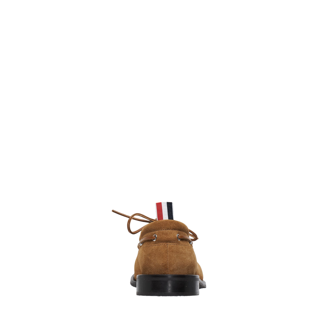 Padded Suede Boat Shoe