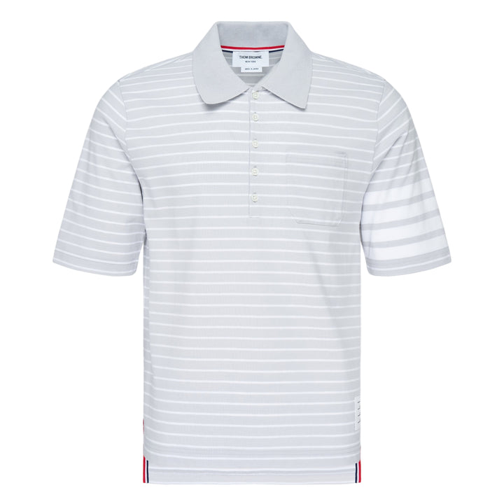 Short Sleeve Striped Polo
