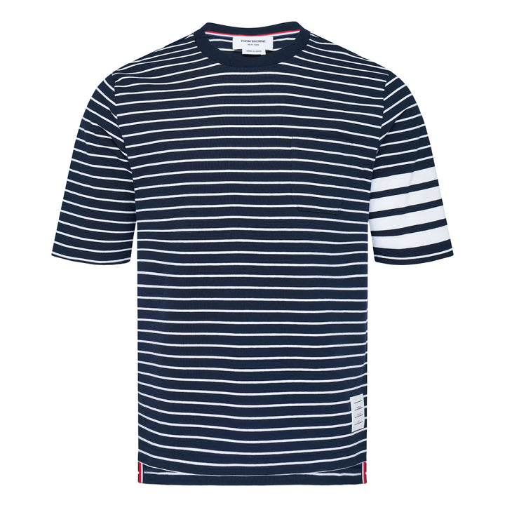 Short Sleeve Stripe Pocket Tee
