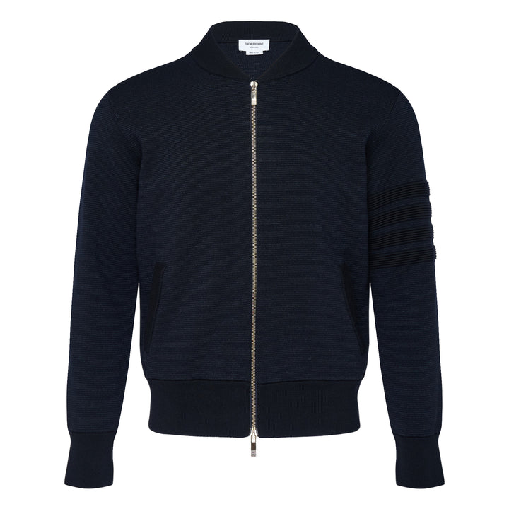 Milano Stitch Zip Up Bomber