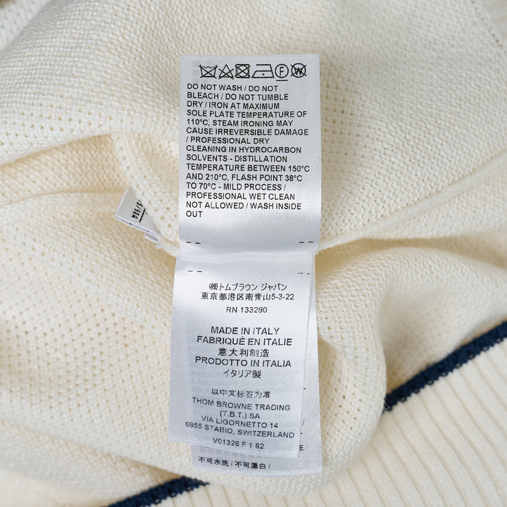 Cross Over Tuck Stitch Relaxed Polo