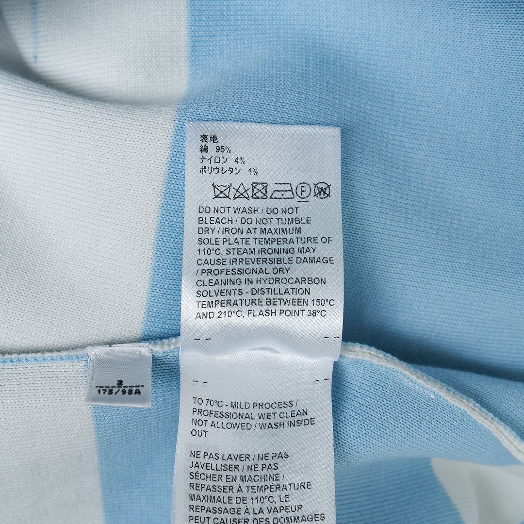 Rugby Stripe Zip Hoodie