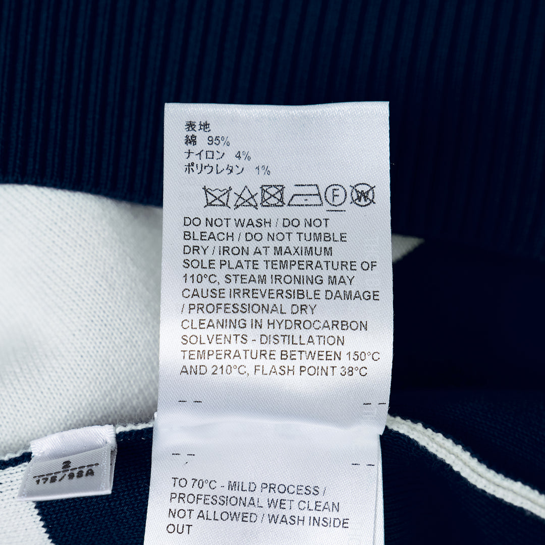 Rugby Stripe Zip Hoodie