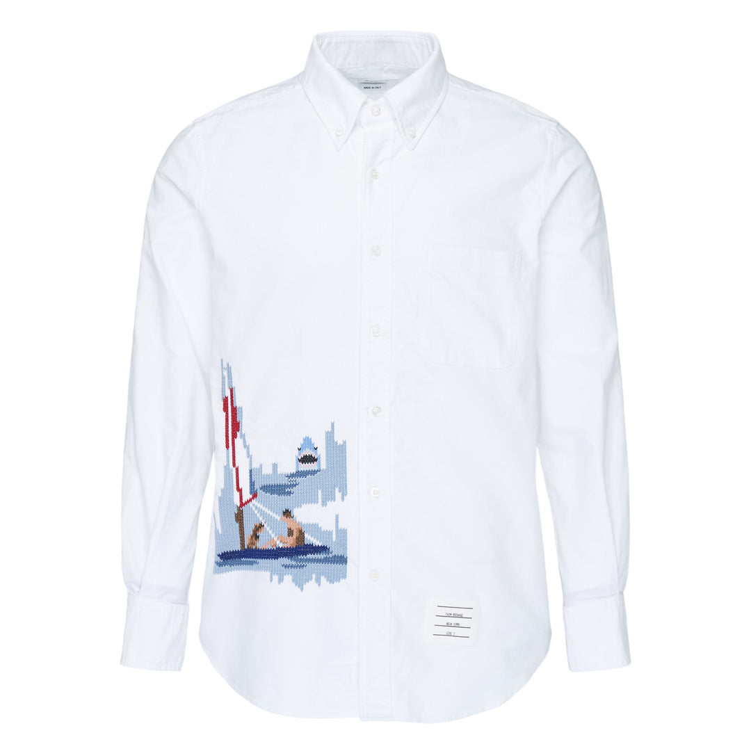 Straight Fit Long Sleeve Shirt
