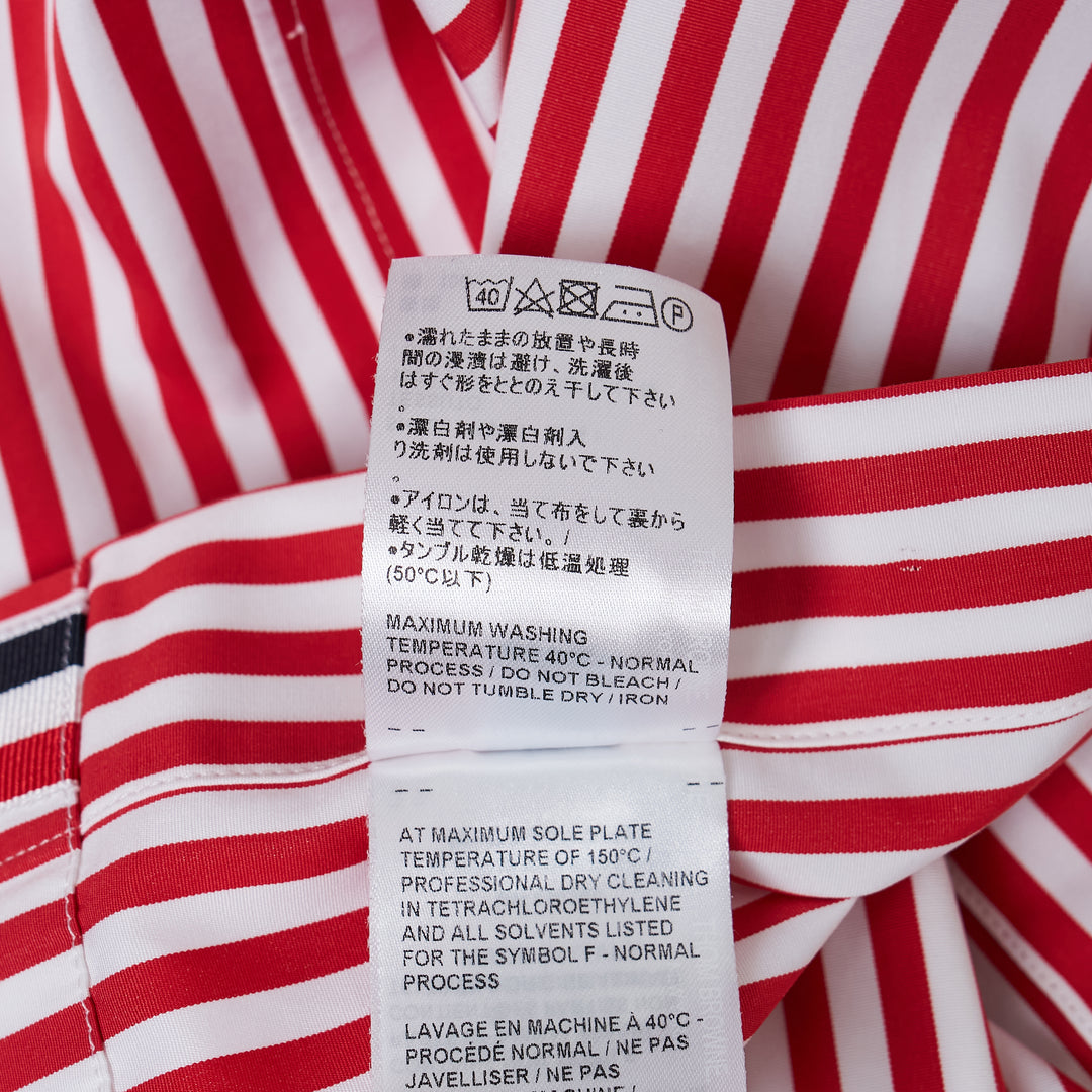 Straight Fit Long Sleeve Striped Shirt