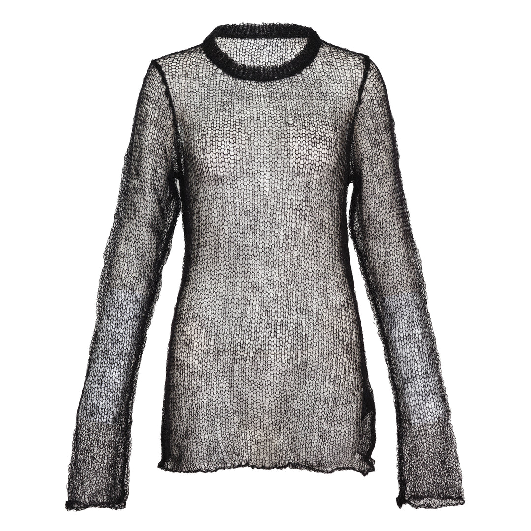 Long Sleeve Open Knit Sweater