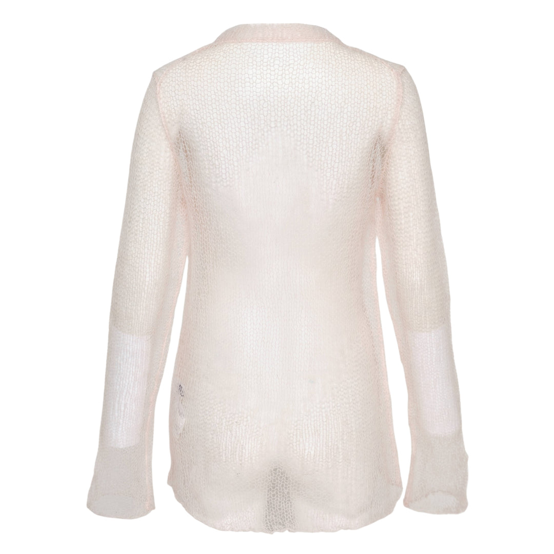 Long Sleeve Open Knit Sweater