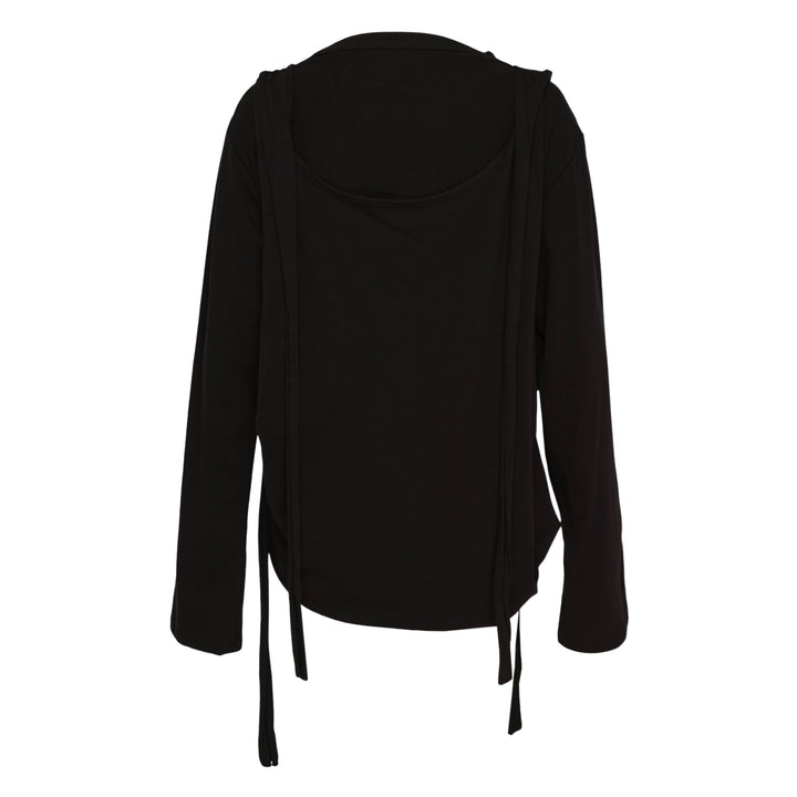 Strap Detail Long Sleeve Tee
