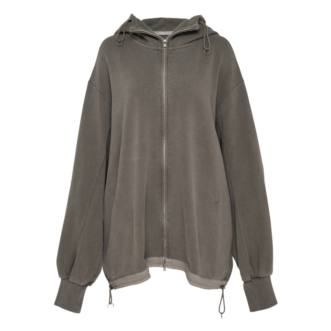 High Neck Zip Hoodie