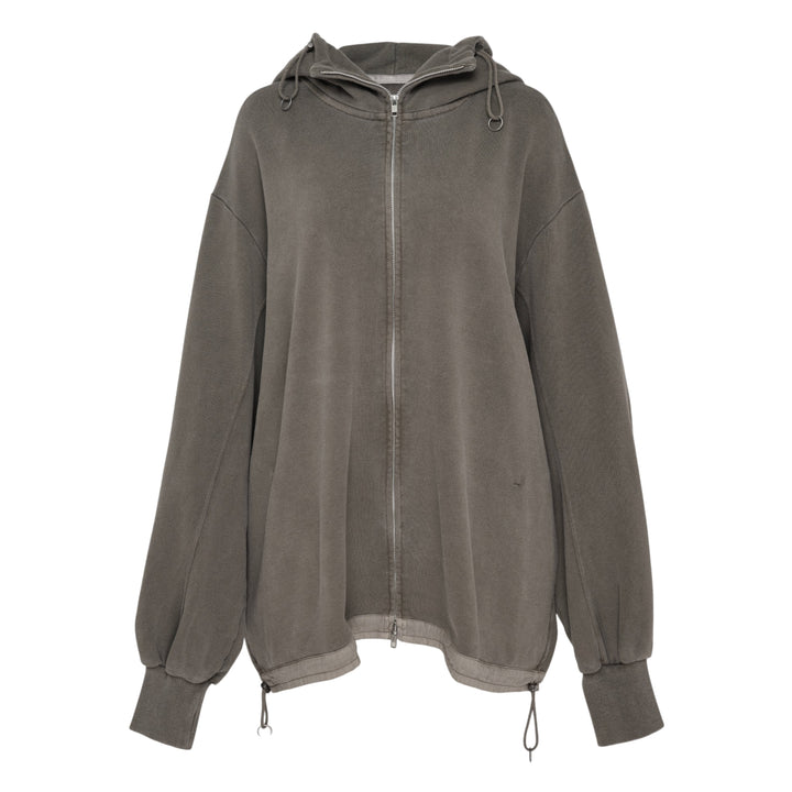 High Neck Zip Hoodie