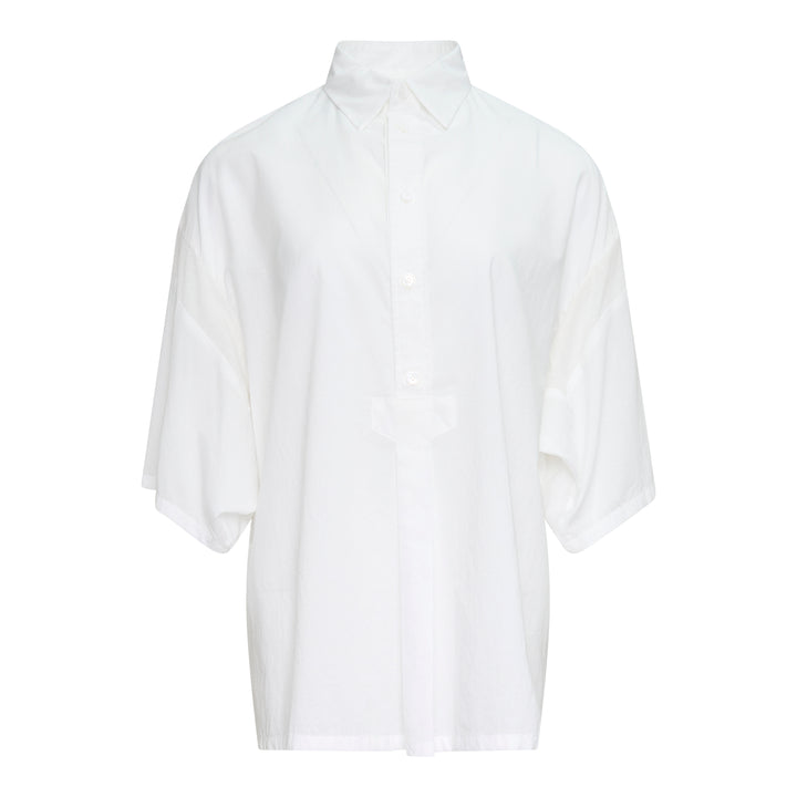 Half Sleeve Rib Blouse