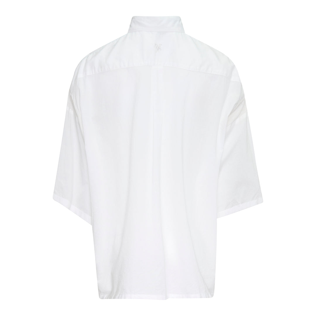 Half Sleeve Rib Blouse