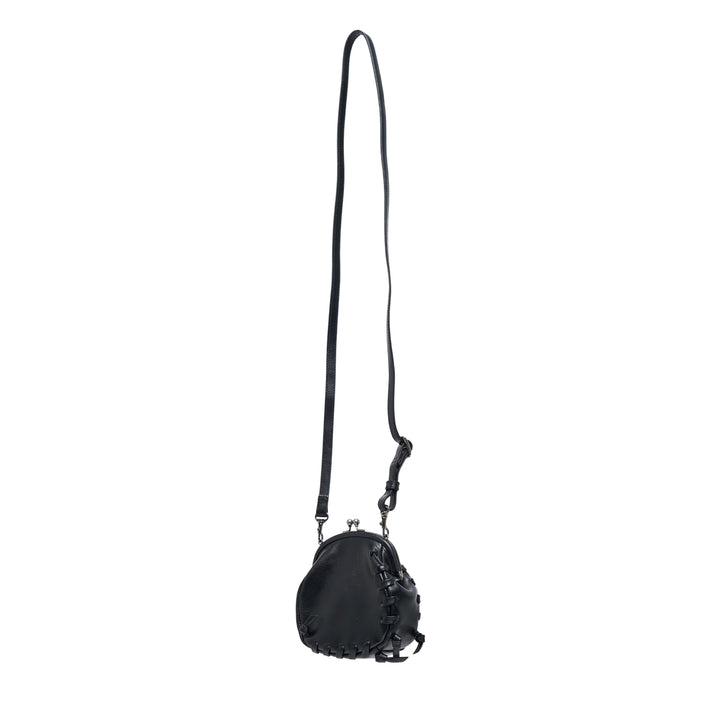 Mini Metal Clasp Shoulder Bag