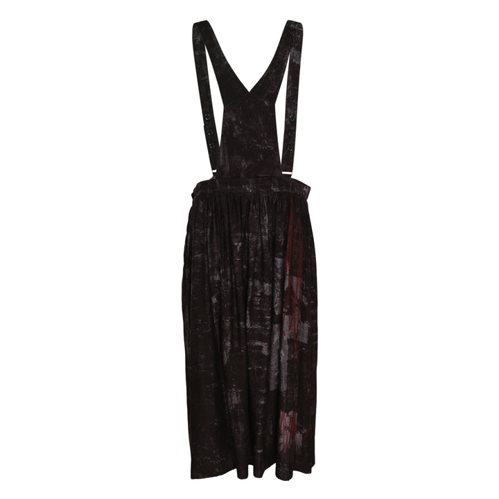 Shoulder Strap Gather Skirt