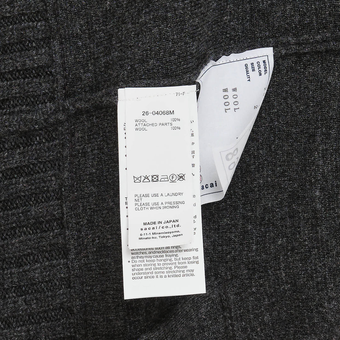 Wool Knit Cardigan