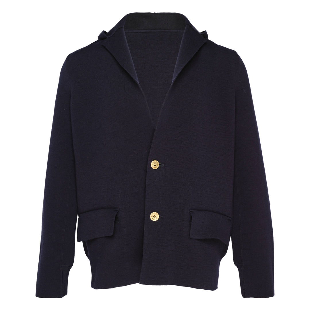 Cotton Cashmere Knit Jacket