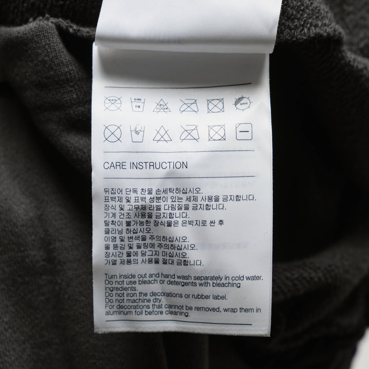 Charcoal Washed Doodle Teddy Sweatpants