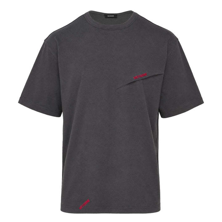 Logo Pin-Tucked Tee
