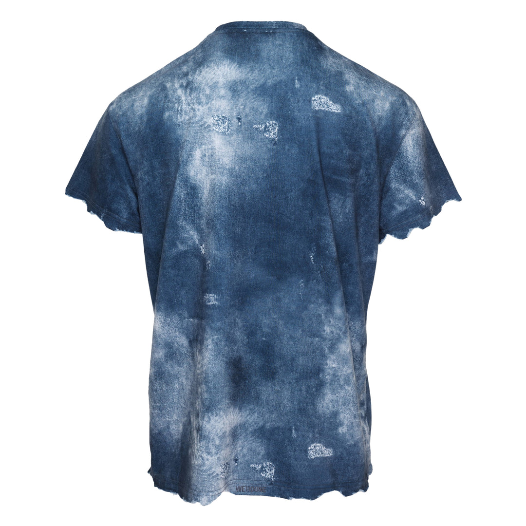 Trompe L'Oeil Denim Print Tee