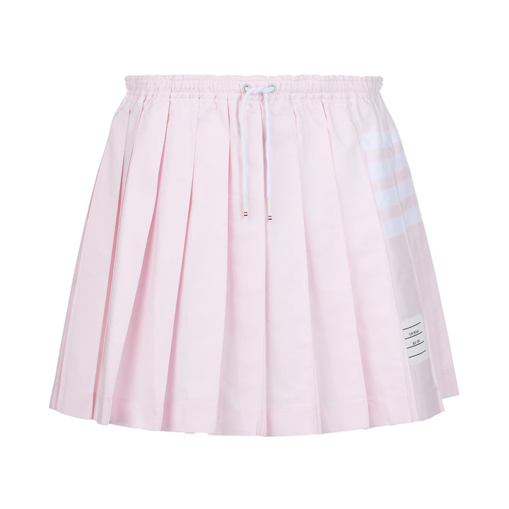 Mini Drawstring Pleated Skirt