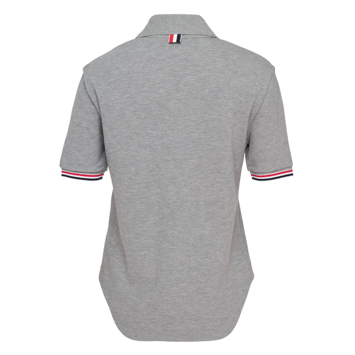 Keyhole Polo with Stripe Tipping