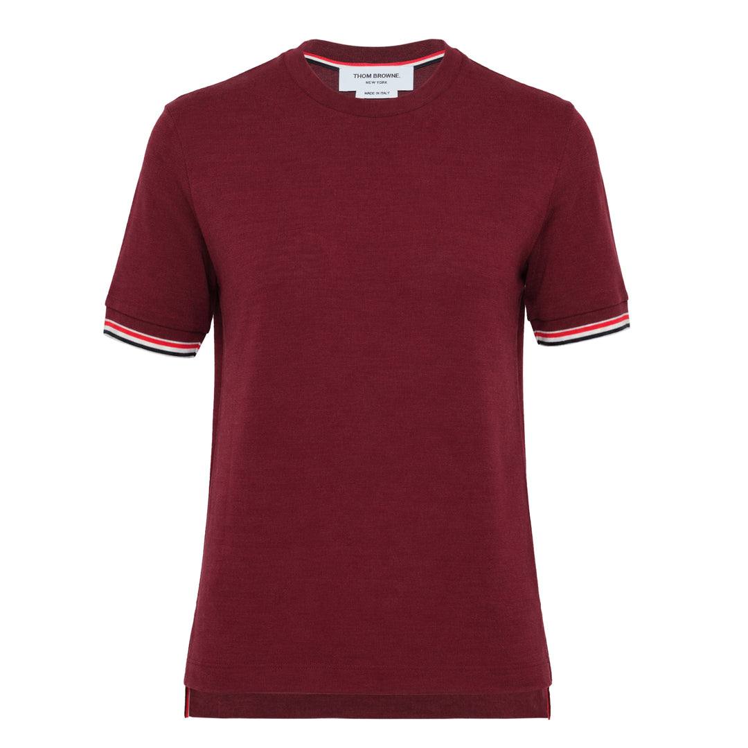 Rib Cuff Tipping Tee