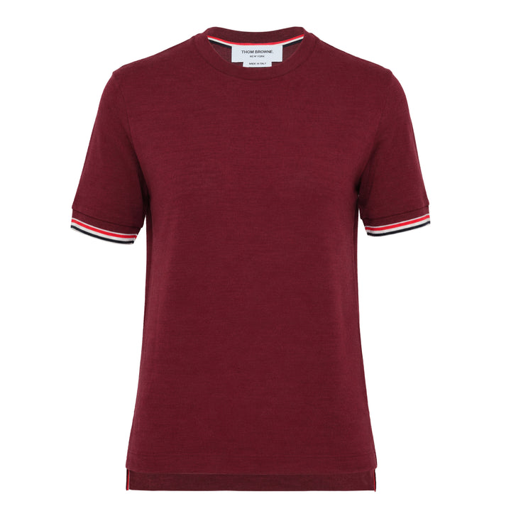Rib Cuff Tipping Tee