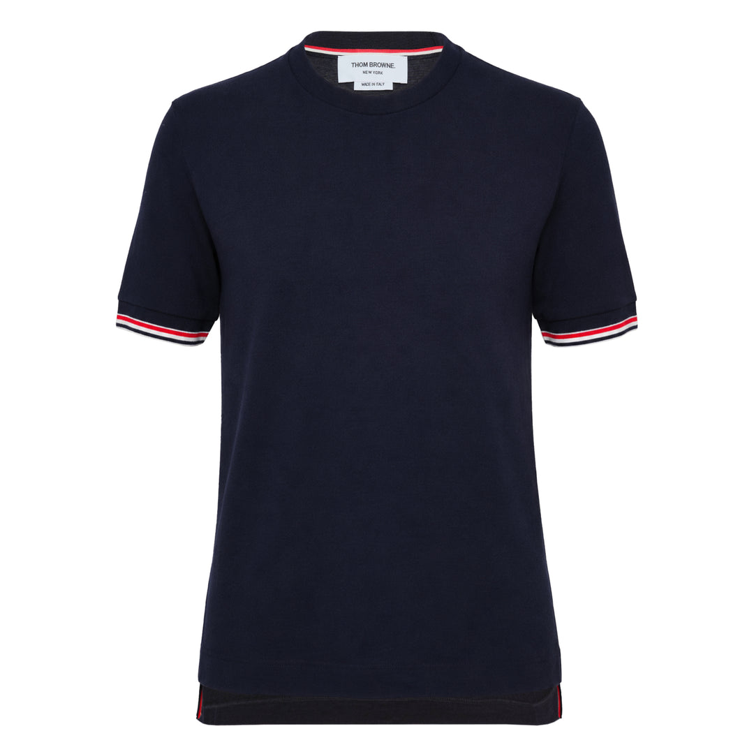 Rib Cuff Tipping Tee