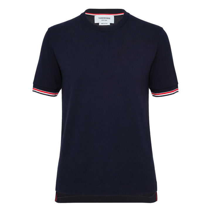 Rib Cuff Tipping Tee