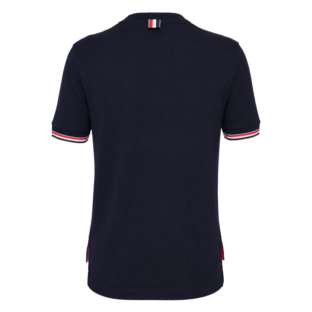 Rib Cuff Tipping Tee