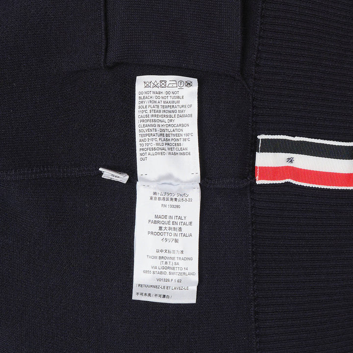 Sailboat Jacquard V-Neck Cardigan