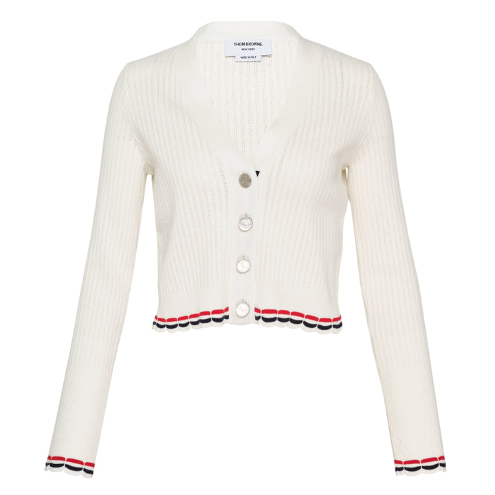Pointelle Rib Stitch Cardigan