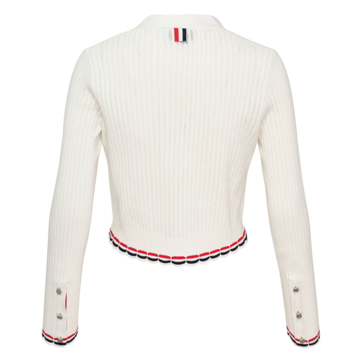 Pointelle Rib Stitch Cardigan