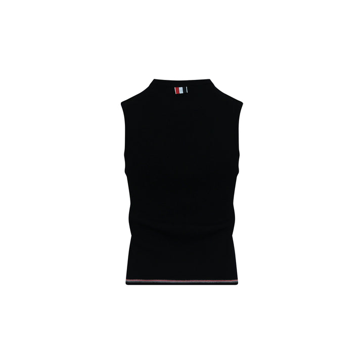 Rib Stitch Merino Shell Top