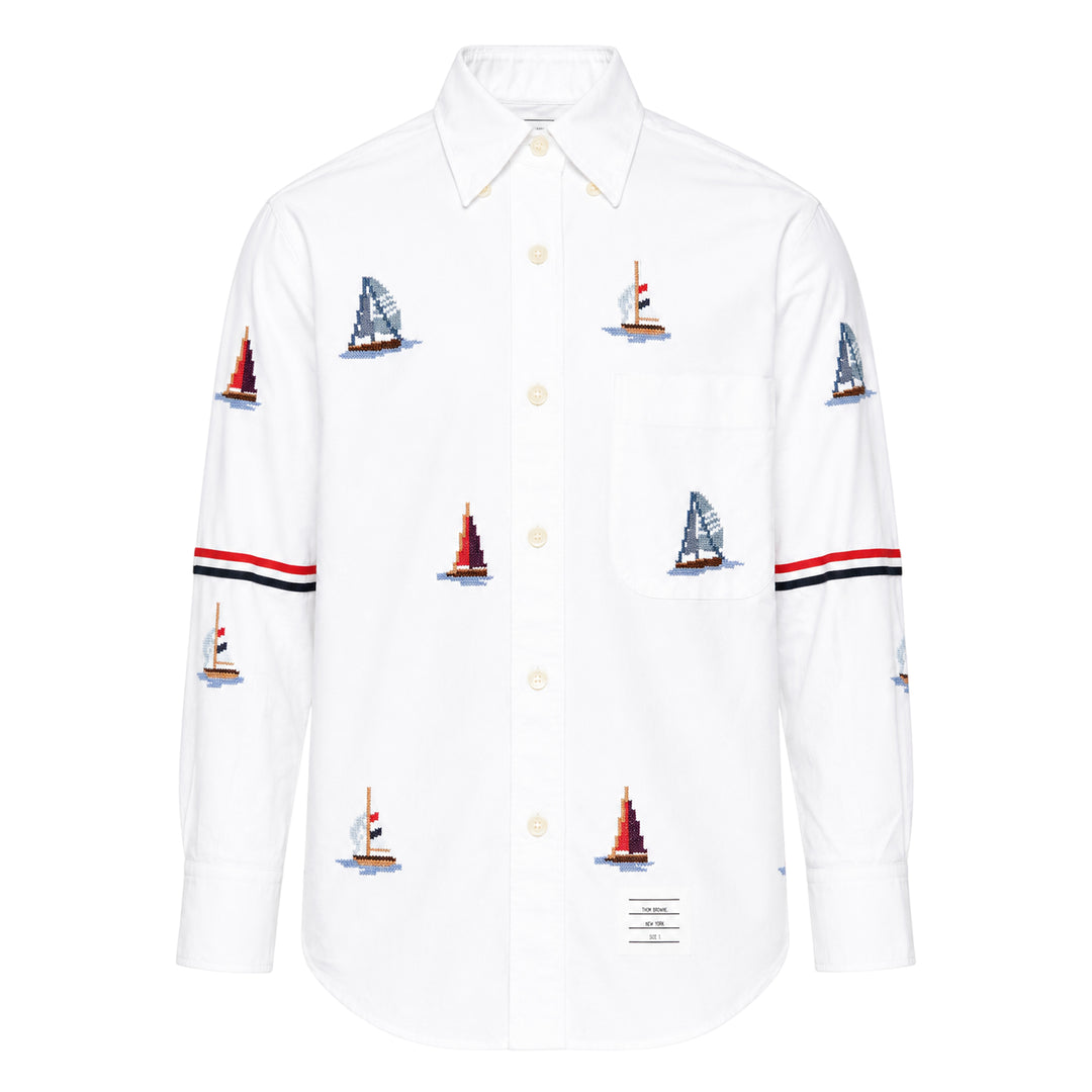 Supersized Point Collar Shirt