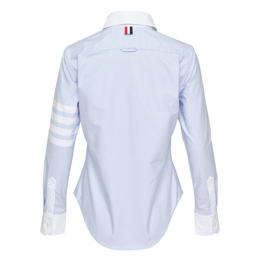 Classic Long Sleeve Round Collar Blouse